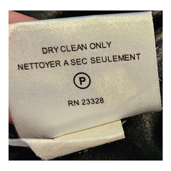 George Simonton Size 10 Black Long Sleeve Button Up Coat *flawed* - Picture 7 of 12